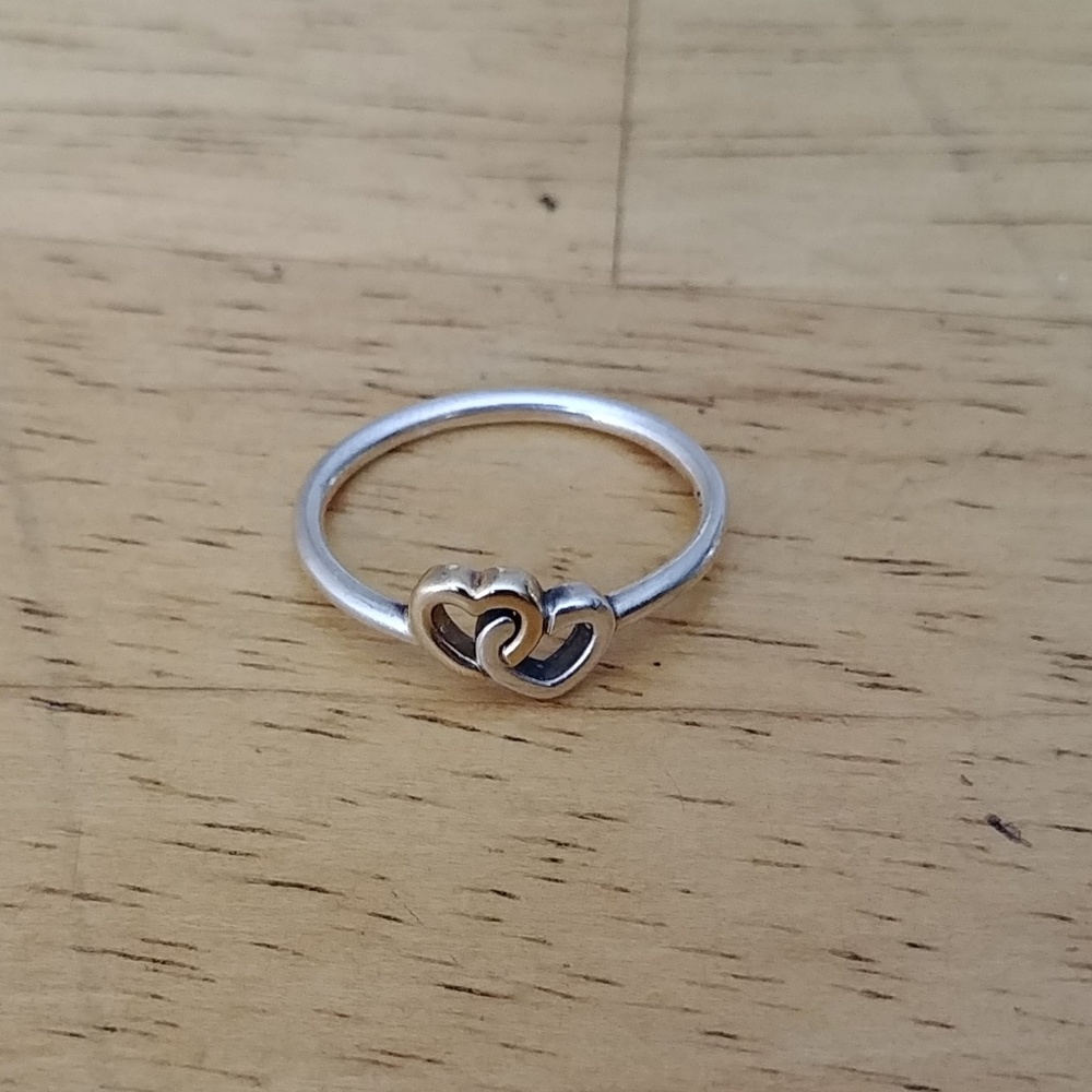 Pandora Heart to Heart Ring